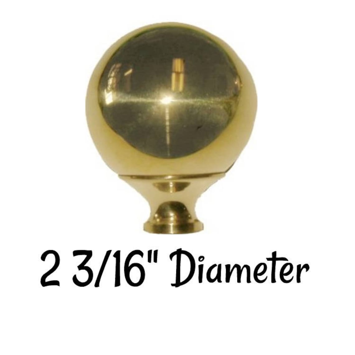 Brass Bed Ball Brass Bed Finial Brass Finial Available in Etsy