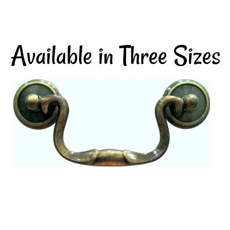 green emerald velvet dress YankMooM Antique Drawer Pulls Bronze Dresser Pull Rings Round Drawer  Handles Vintage Cabinet Knob 1.77 Inch for Nightstand Cupboard Cabinet(6  Pack) main image 0