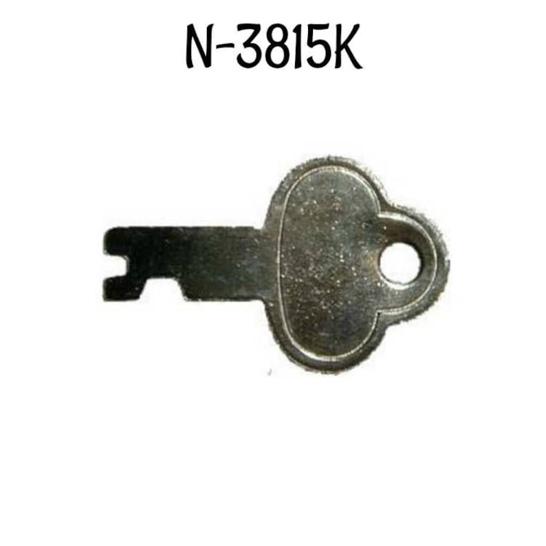 Trunk Key Nickel Plated Steel Replacement Key Antique Lock Etsy
