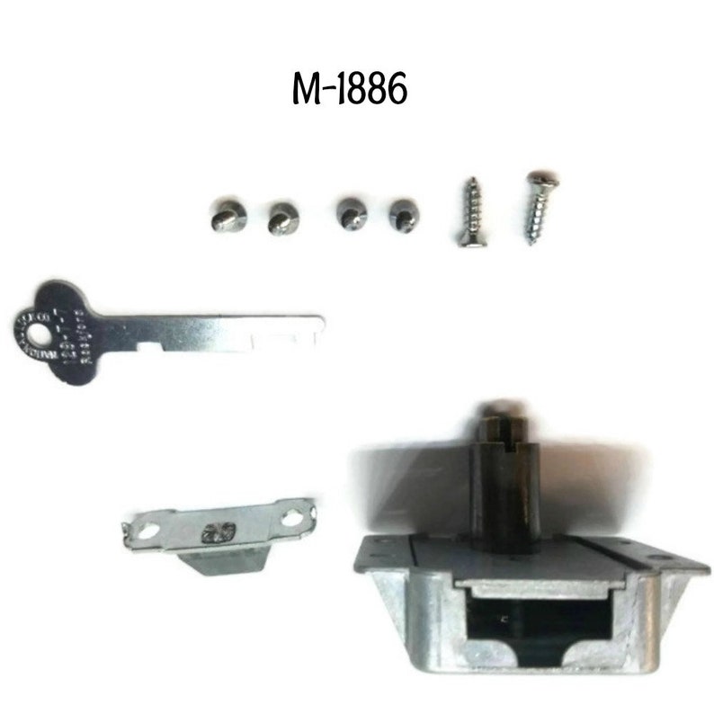 Lock Steel Cedar Chest Flush Mount Lid Lock With Push Button Etsy