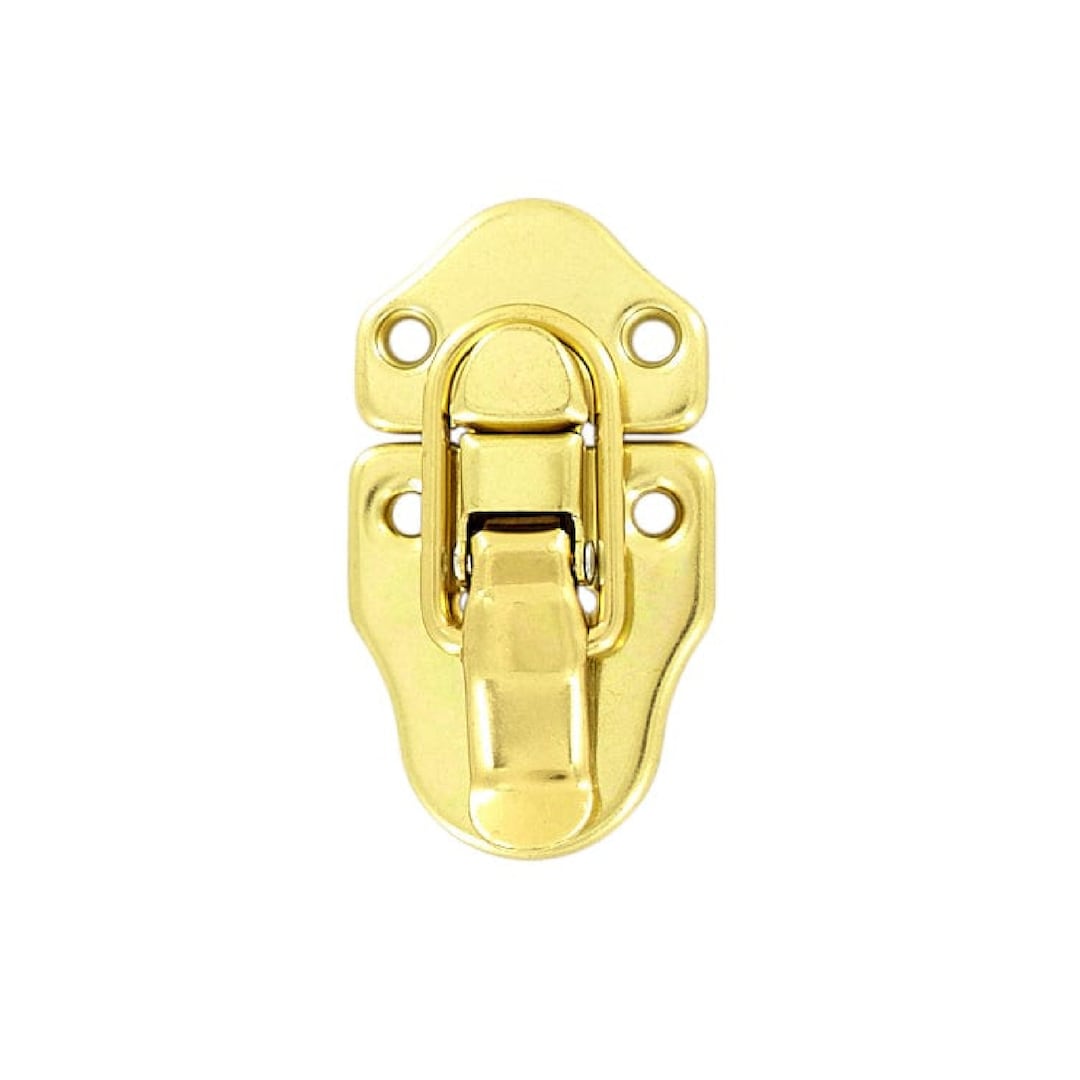 Trunk Latch Small Flush Mount Trunk Drawbolt Latch Brass Etsy