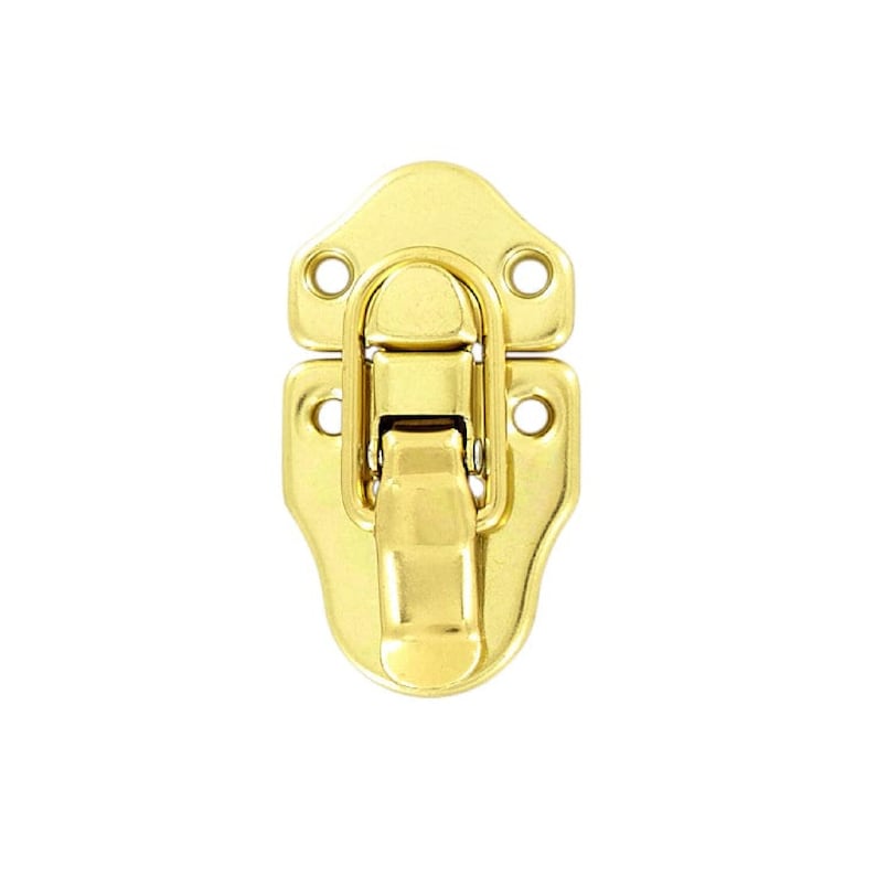 Trunk Latch Small Flush Mount Trunk Drawbolt Latch Brass Etsy