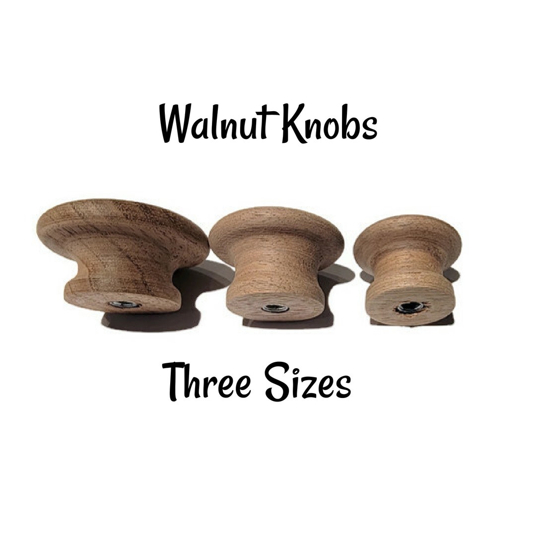 Walnut Knobs Walnut Furniture Knobs Pulls Furniture Knob Walnut Drawer