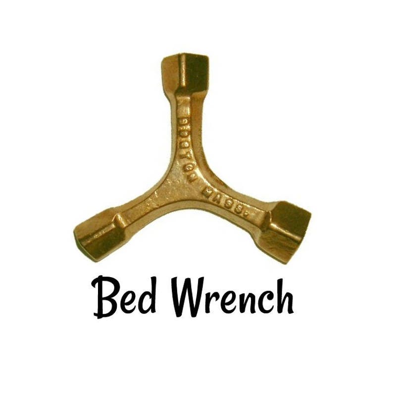 Brass Bed Wrench Bed Fastener Bolt Wrench Antique Style Bed Etsy