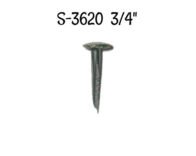 3/4 Trunk Nails Tacks Steel Decorative Nails, Tacks, Antique Old, Trunk