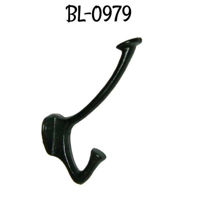 Coat Hook Single Cast Iron Front Mount COAT HOOK