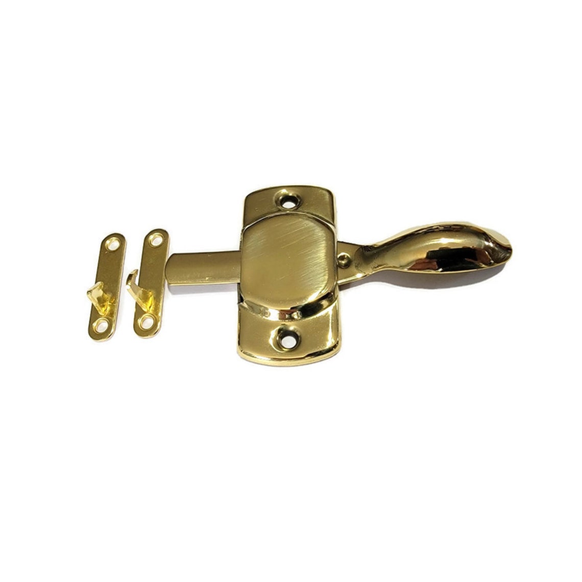 Brass Latch Brass Hoosier Style Latch Hoosier Etsy