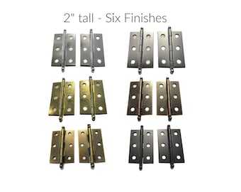 Петли встык с шаровыми наконечниками. Стали. Съемный штифт. Продается парой.