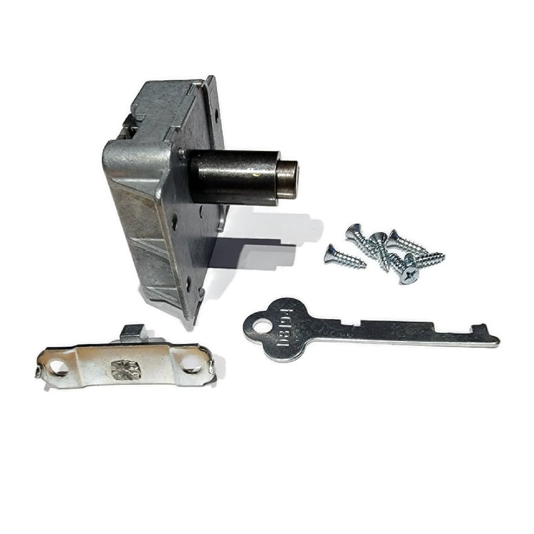 Lock Steel Cedar Chest Flush Mount Lid Lock With Push Button Barrel