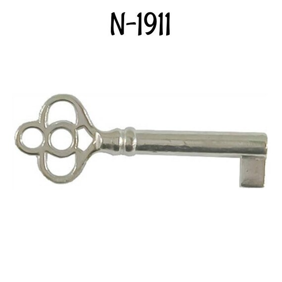 Key Nickel Plated Cast Brass KEY for Antiques Etsy