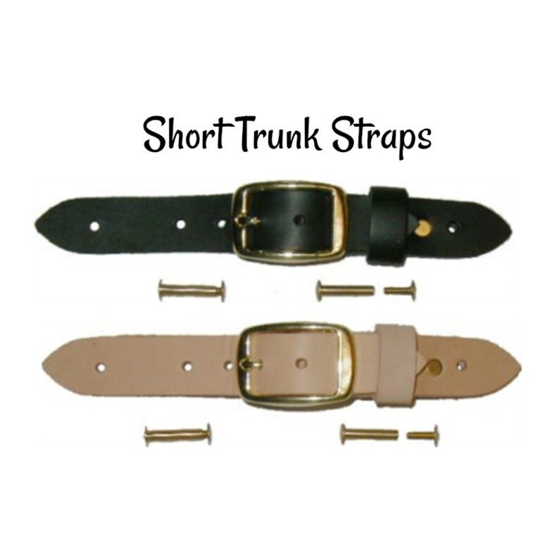 Trunk Strap Deluxe Top Grain Leather Short Trunk BUCKLE Etsy