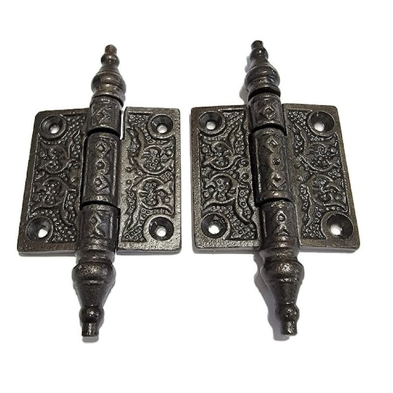 2 Cast Iron Hinges victorian Style Iron Screen Door Hinges Decorative Hinges  Sold by the Pair -  Canada