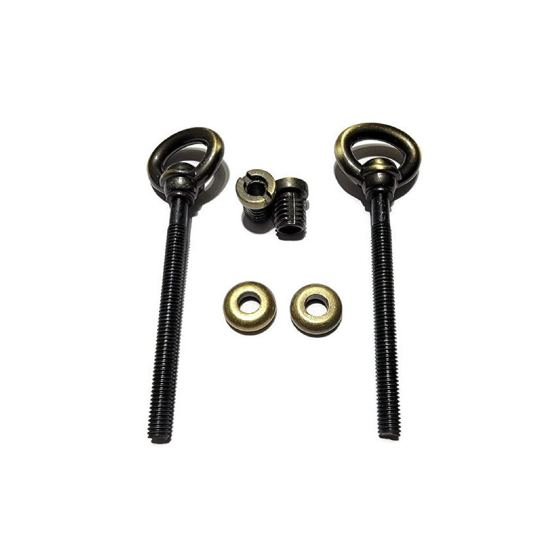 Cheval Mirror Mount Set Antique Brass Finish Etsy