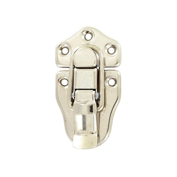 Trunk Latch Small Flush Mount Trunk Drawbolt Latch Nickel Etsy