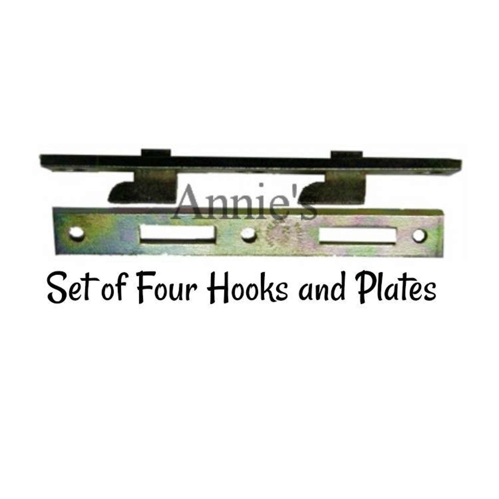 Bed Rail Hooks - Fasteners - Set of Four Standard 5