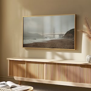 Samsung Frame TV Art // San Francisco // Golden Gate Bridge // Samsung Frame TV Art // Digital Download // Nature Photography // Fine Art