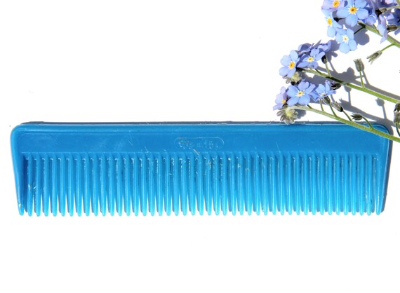 Vintage Hair Styling Tools Blue Hair Comb Mini 1980's - Etsy Australia Vintage Hair Styling Tools Blue Hair Comb Mini 1980's - Etsy Australia