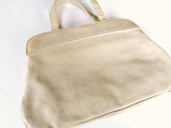 Old School 1970's Leather Handbag. Retro Ladies C… - image 8