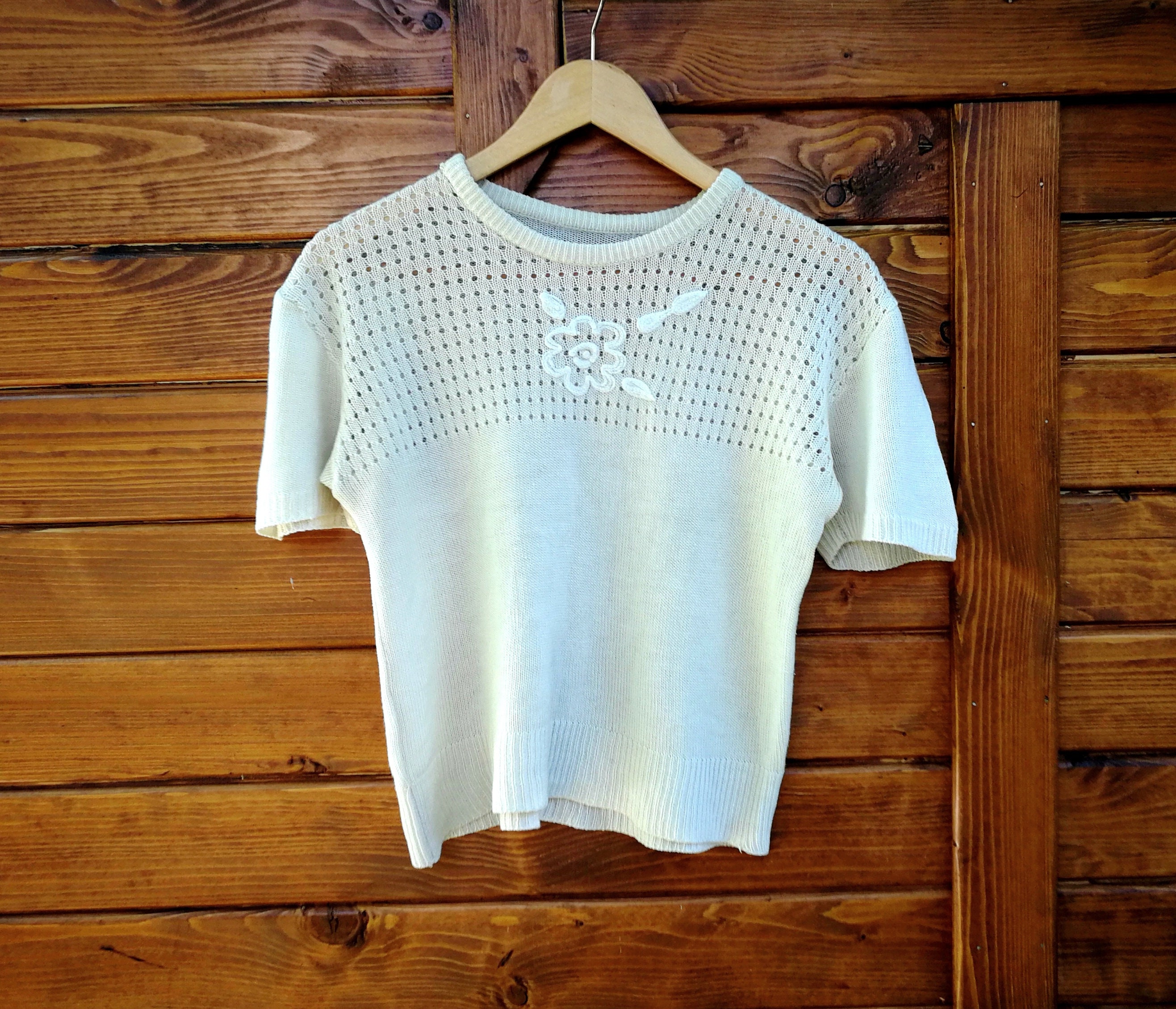 Open Knit Top - Etsy