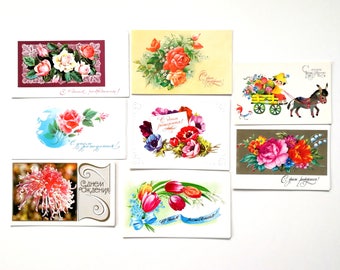 Cartes D Anniversaire Vintage Etsy Fr