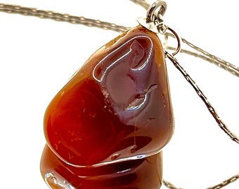 Agate on Sterling Silver Necklace