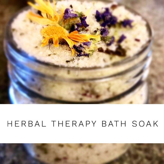 Herbal Soak Therapeutic Bath Salts Epsom Salt Soak Herbal | Etsy Herbal Soak Therapeutic Bath Salts Epsom Salt Soak Herbal | Etsy
