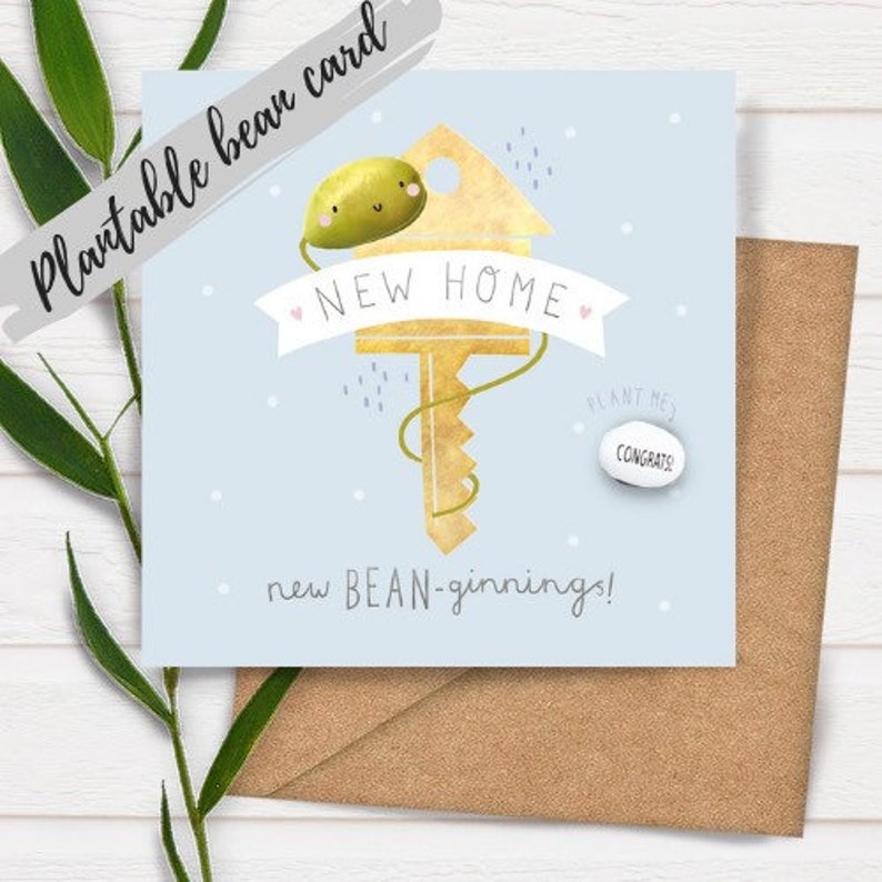 New Home New BEAN-ginnings Card