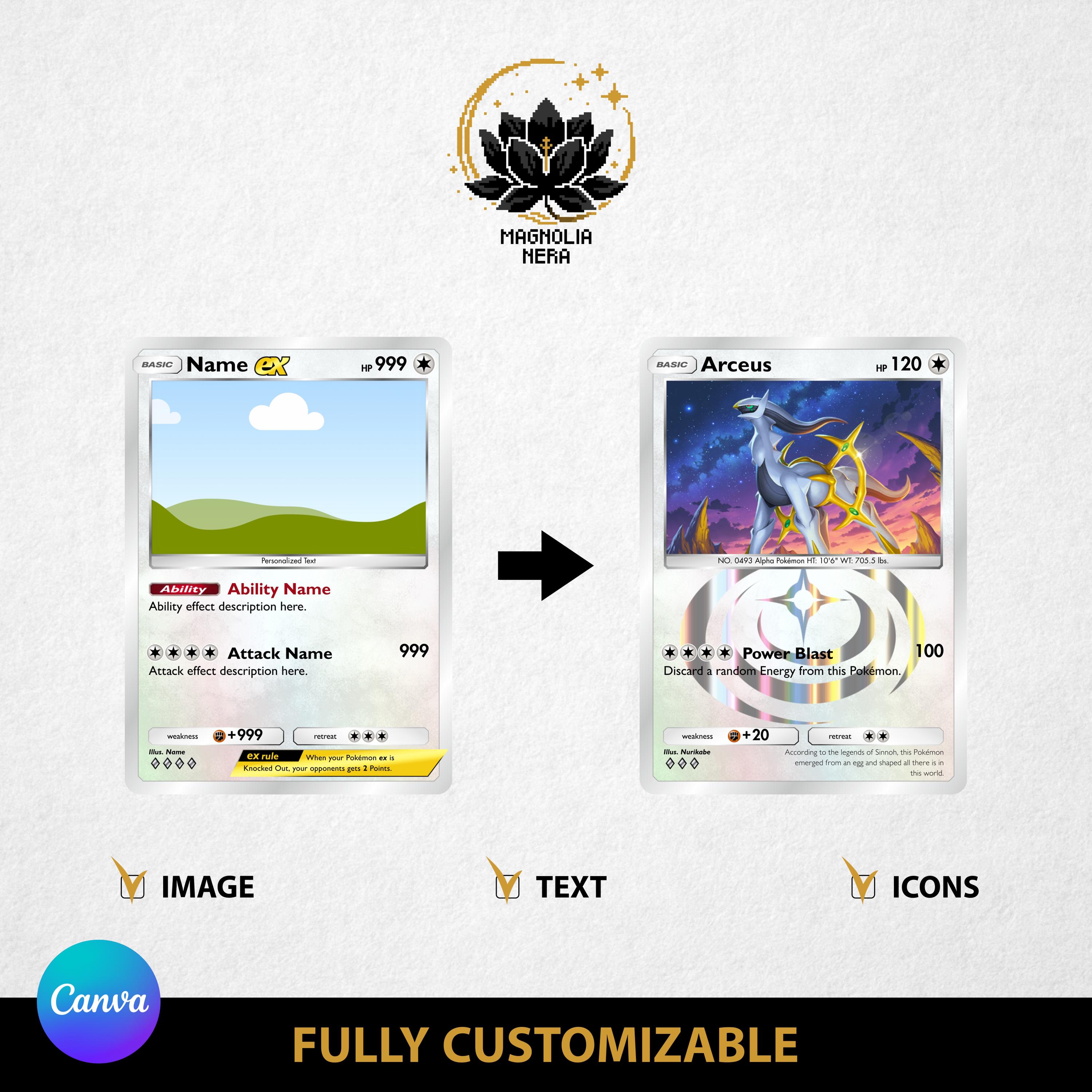 Custom TCG Pocket Common Template / Editable / Personalized Trading Card / DIY Pokmon Gift / Canva / Pokmon-inspired - Etsy Custom TCG Pocket Common Template / Editable / Personalized Trading Card / DIY Pokmon Gift / Canva / Pokmon-inspired - Etsy