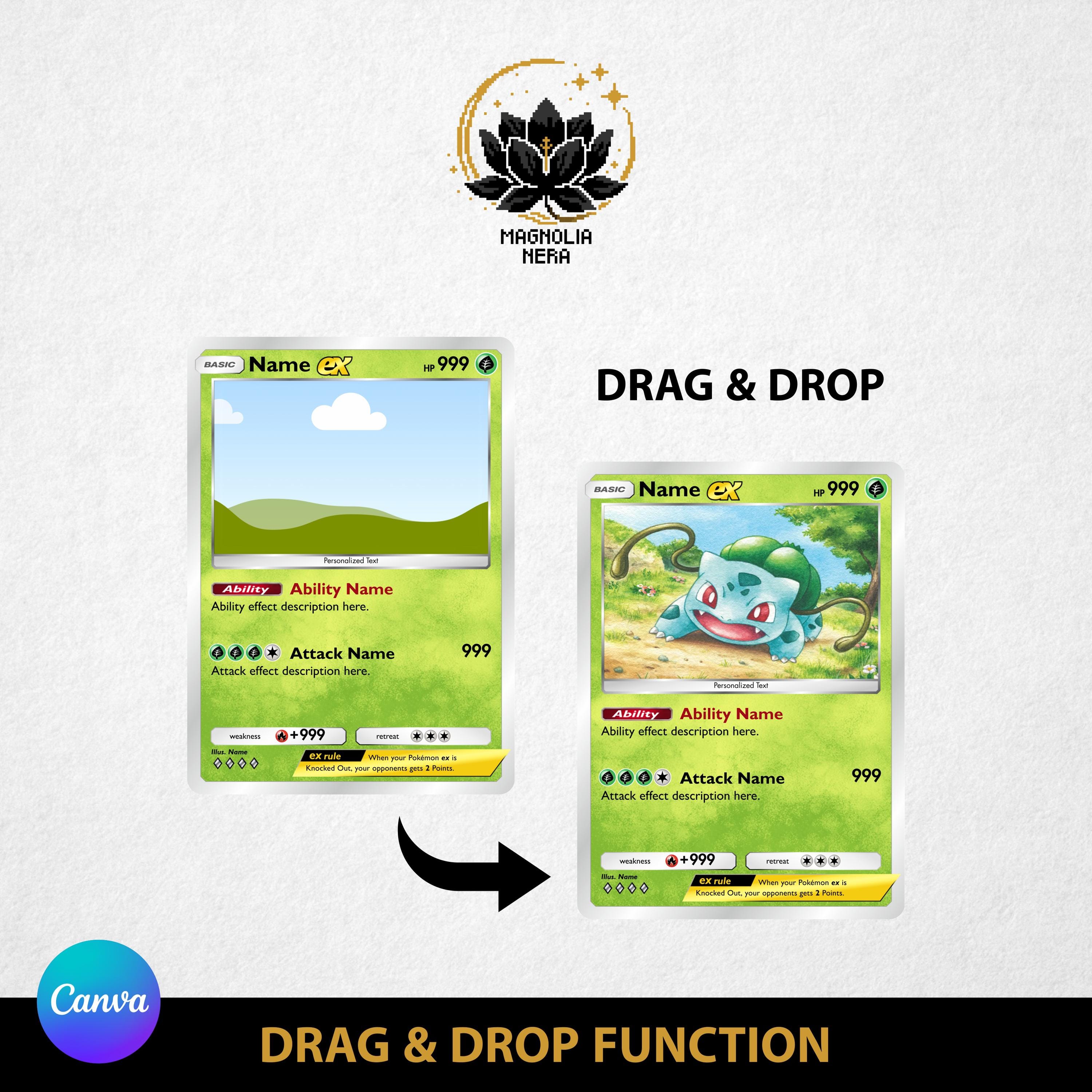 magic madhouse pokemon cards Pokemon, Pikachu cards – Canva Templates (Chip Bags, Labels & More) –  Phigraphic main image 1