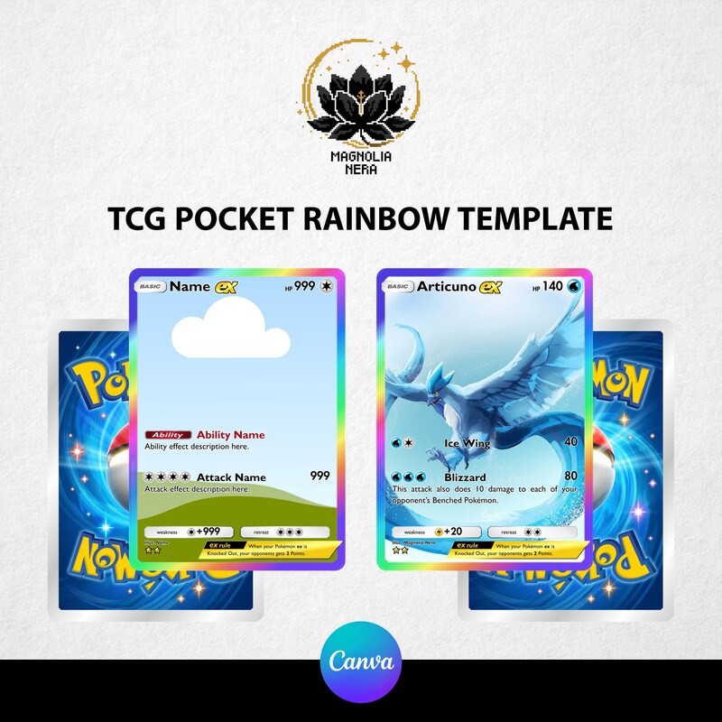 Custom Pet Pokémons Card - Etsy