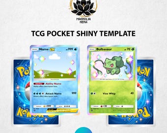 editable pokemon card Gengar Invitation Template main image 1