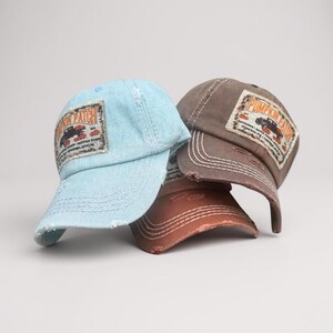 パンプキンパッチダッドハット：ヴィンテージ風の風合い、豊富なカラーバリエーション