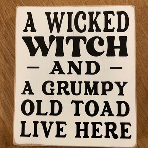 Wicked Witch Sign - Etsy