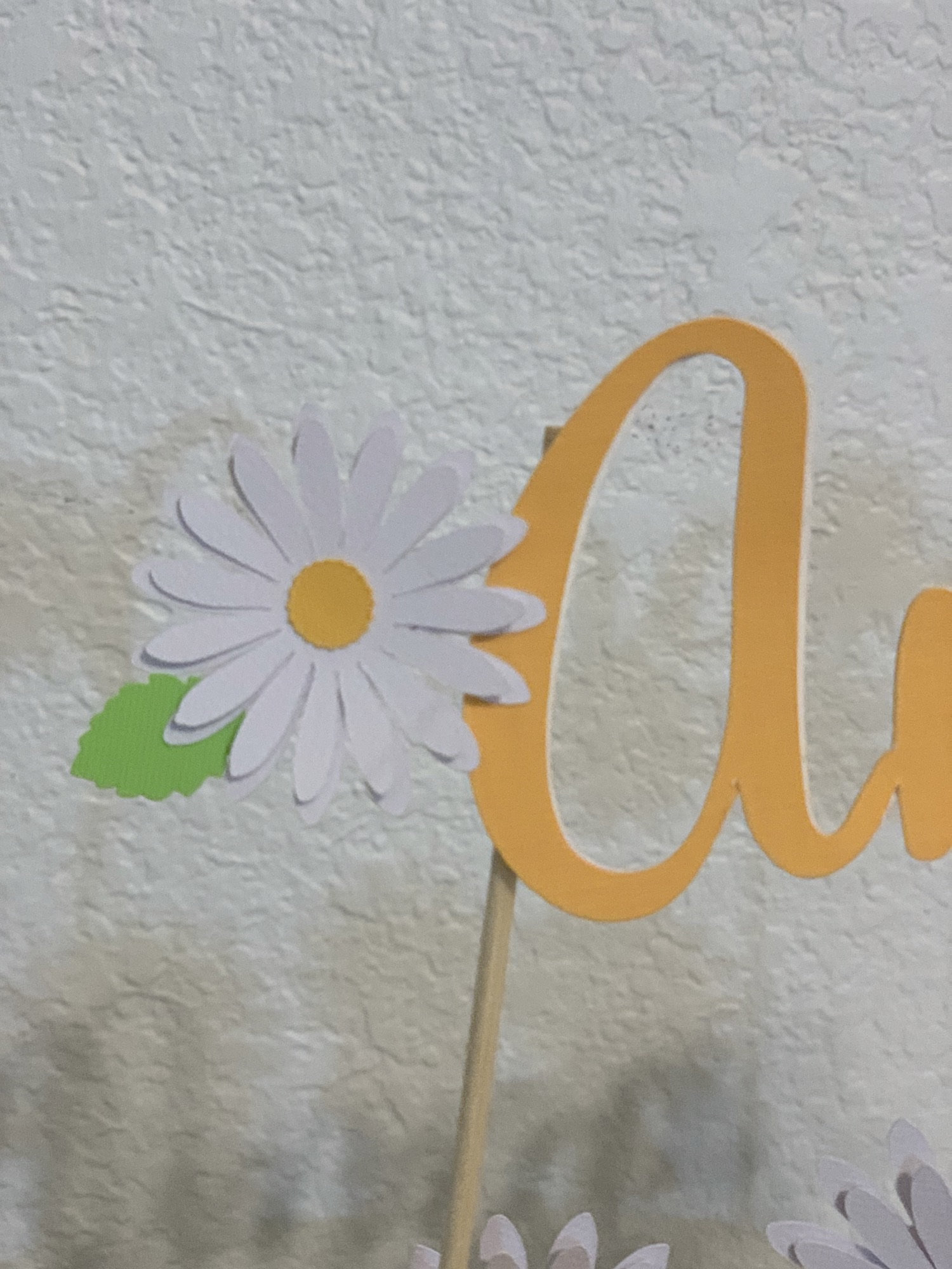 Topper de pastel de margarita Etsy España