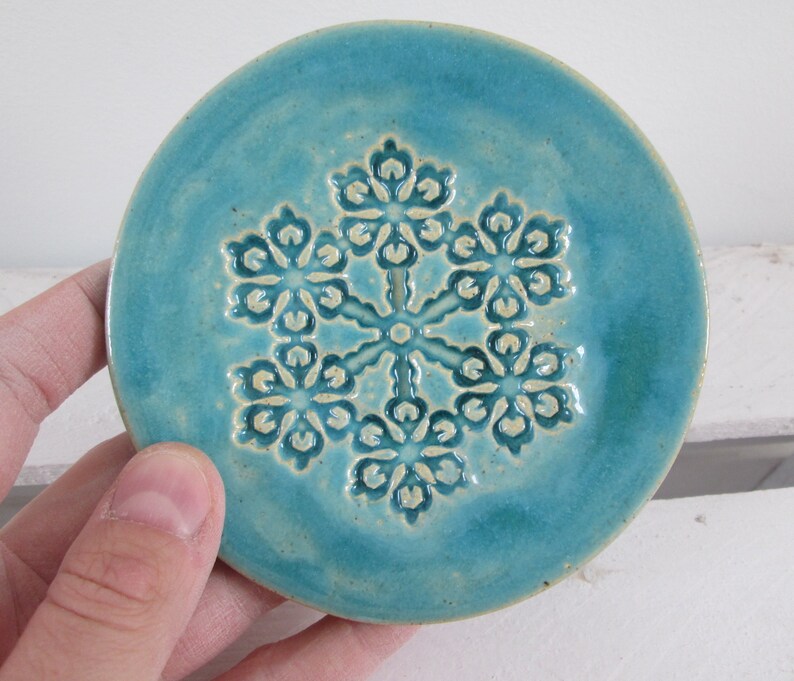 platter for wedding rings blue ceramic plate small turquoise plate ceramic soap holder plate for jewelry etnic plate decorative plate