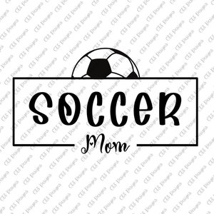 Fútbol Mamá PNG SVG / Fútbol / Deportes / Mamá / Mamá / descarga instantánea, / fútbol png / fútbol SVG / archivo cricut / mamá png / Archivo digital