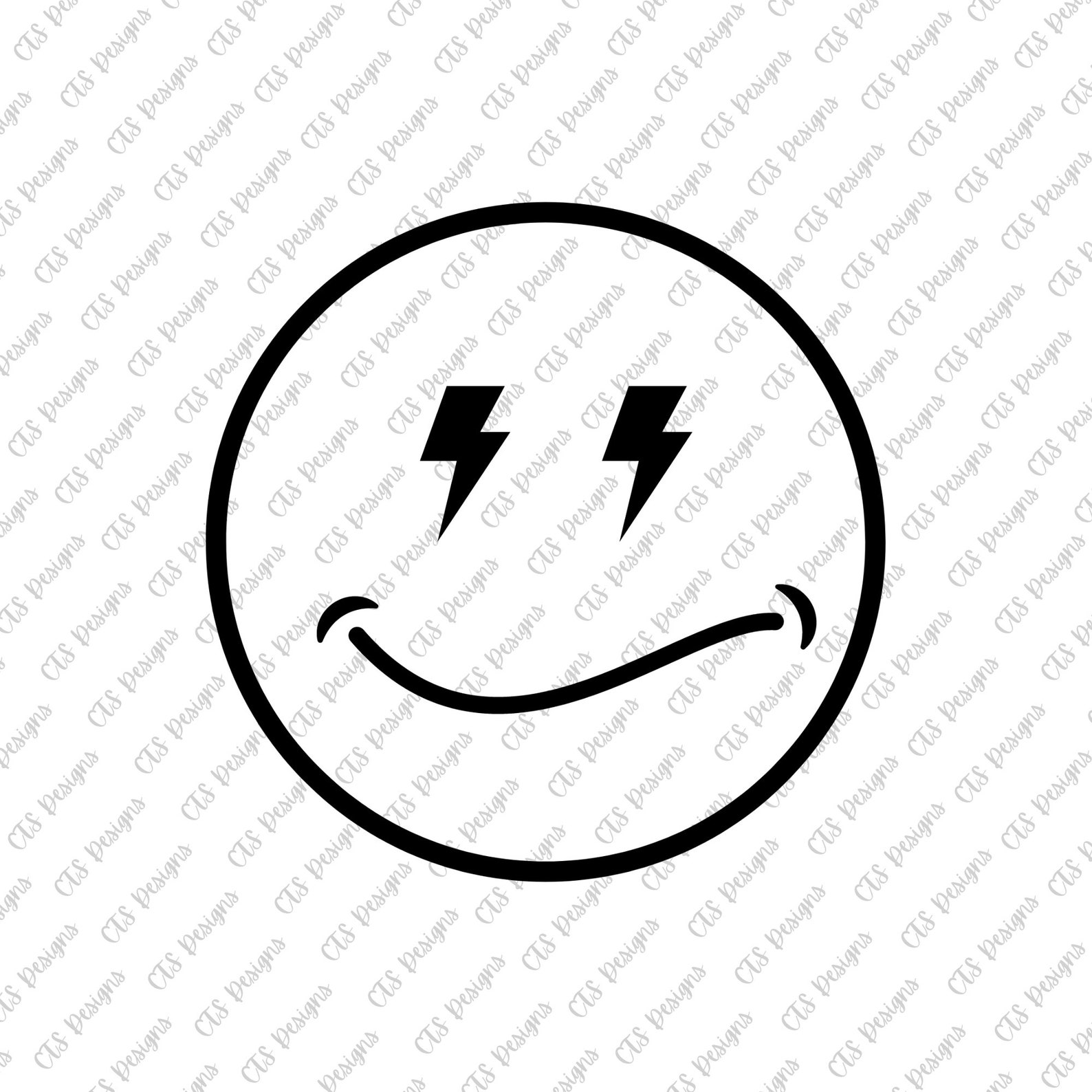 Lightning Smiley Face PNG SVG Lightning Emoji Smiley Emoji Star Eye