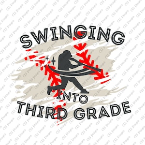 Swinging Into Third Grade PNG SVG | Third Grade back to school | Back to school shirt design | Third Grade  | Third Grade shirt design