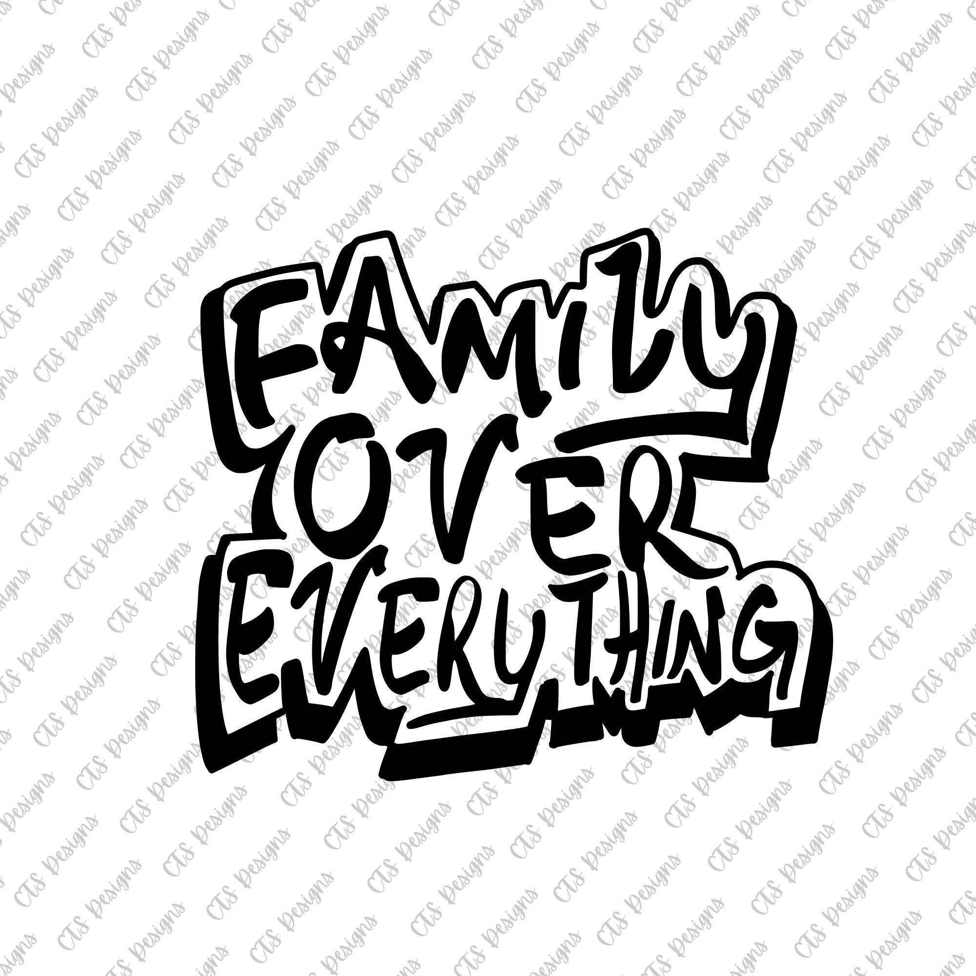 Family Over Everything PNG SVG Family Family Quotes - Etsy Hong Kong
