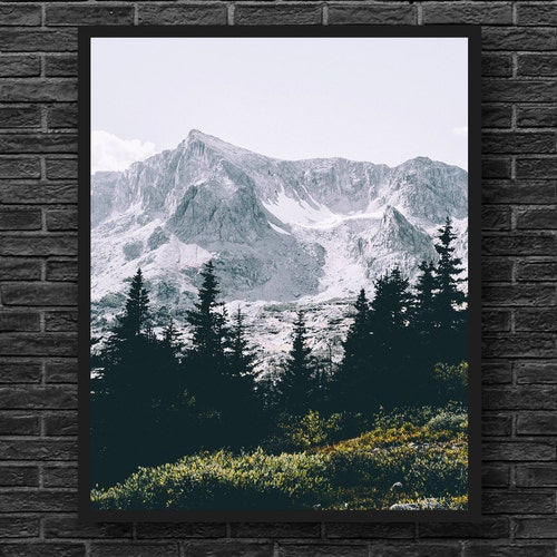 Color Nature Wall Decor Vertical Mountains Print Nature Photography