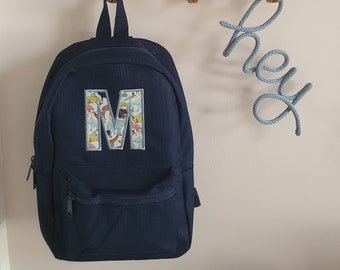 Liberty of London embroidered mini backpack | personalised bag | Embroidered Toddler Rucksack | Nursey | Bag | Unisex | Boy | Girl