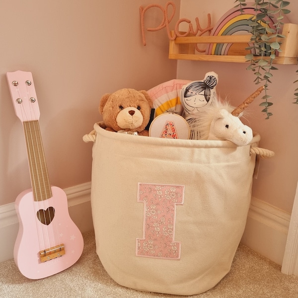 Liberty of London Toy Initial storage | personalised storage | child's room trug | toy storage | room decoration | Gift idea
