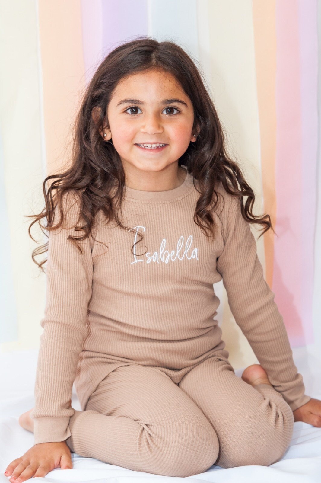 Personalised ribbed loungewear baby sale