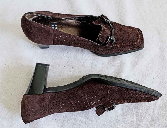 Stuart Weitzman Pumps Chunky Loafers Vintage Block