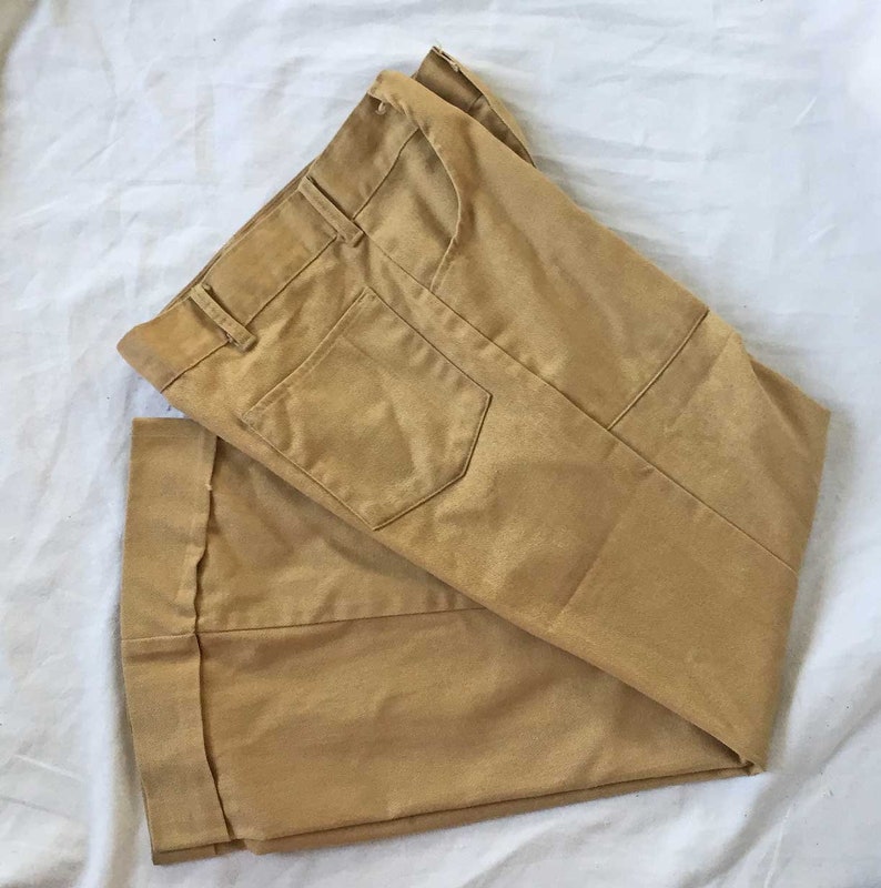 khaki bell bottom pants