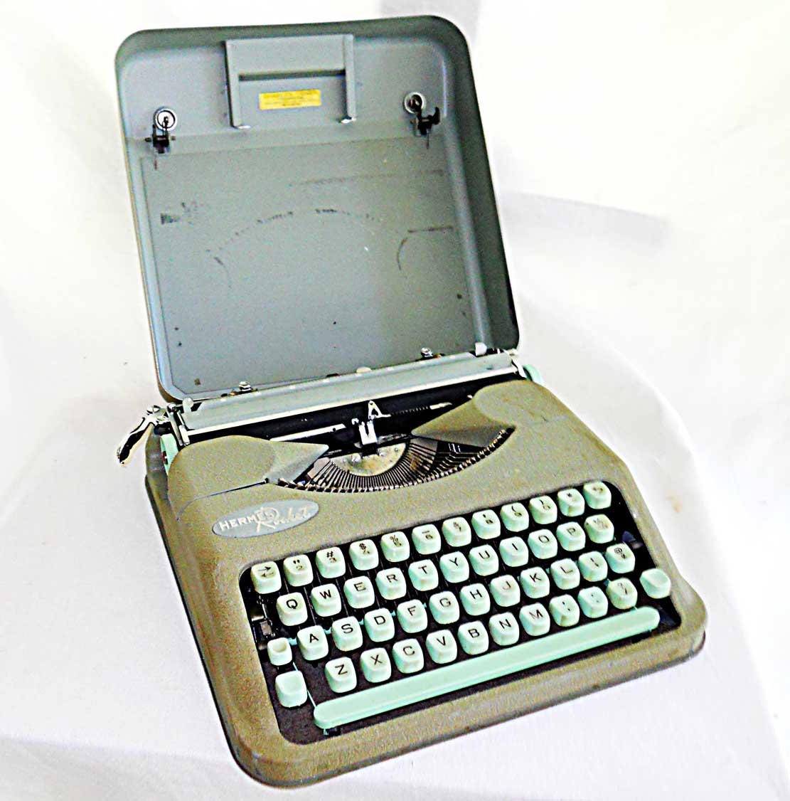 Vintage Antique Hermes Rocket Portable Manual Typewriter with Etsy