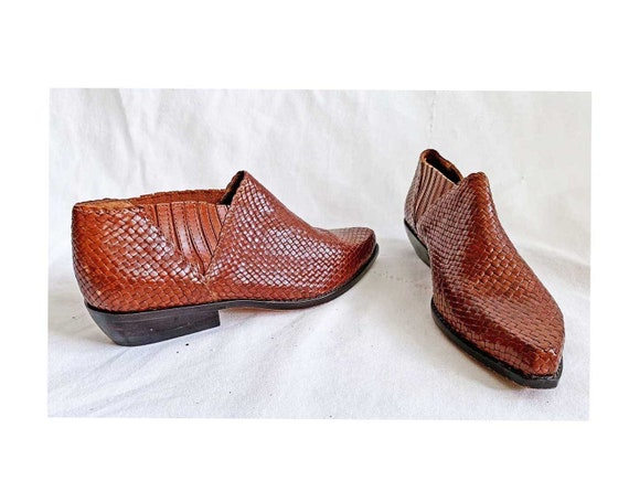 cole haan woven leather shoes
