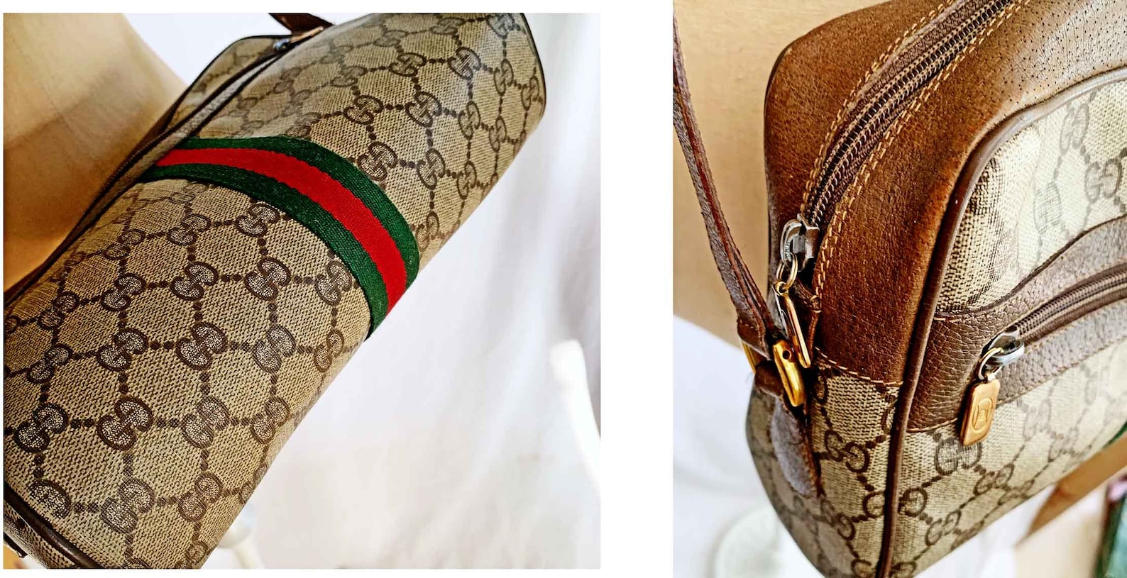 gucci bag red green strap