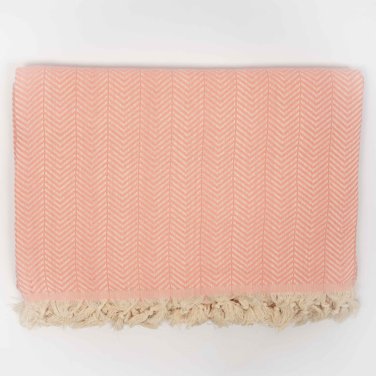 Multiple Coloured Recycled Cotton Herringbone Throw Blanket Etsy