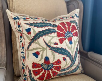 Bohemian Pillow Cases Decorative Suzani Pillow Covers Indian Cushions Pillow TS-CC-185 Trade Star Exports Pom Pom Cushion Covers 16x16 Bohemian Pillow Cases Decorative Suzani Pillow Covers Indian Cushions Pillow TS-CC-185 Trade Star Exports Pom Pom Cushion Covers 16x16